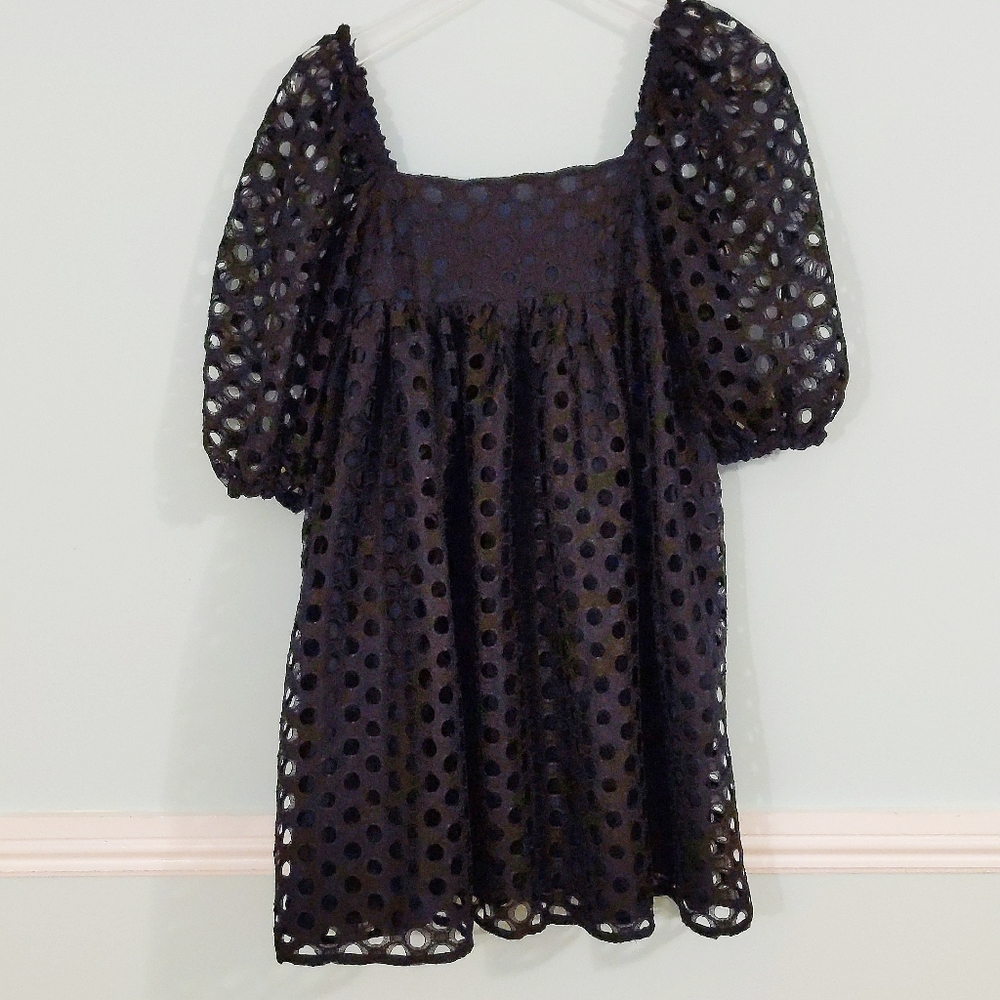 Kimchi Blue Moe Dot puff sleeve dress babydoll - Picture 6 of 10